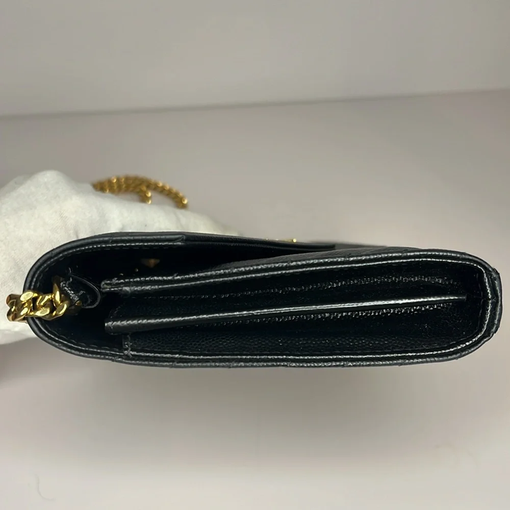 YSL Cassandre Wallet on Chain Black Leather - Picture 4 of 16